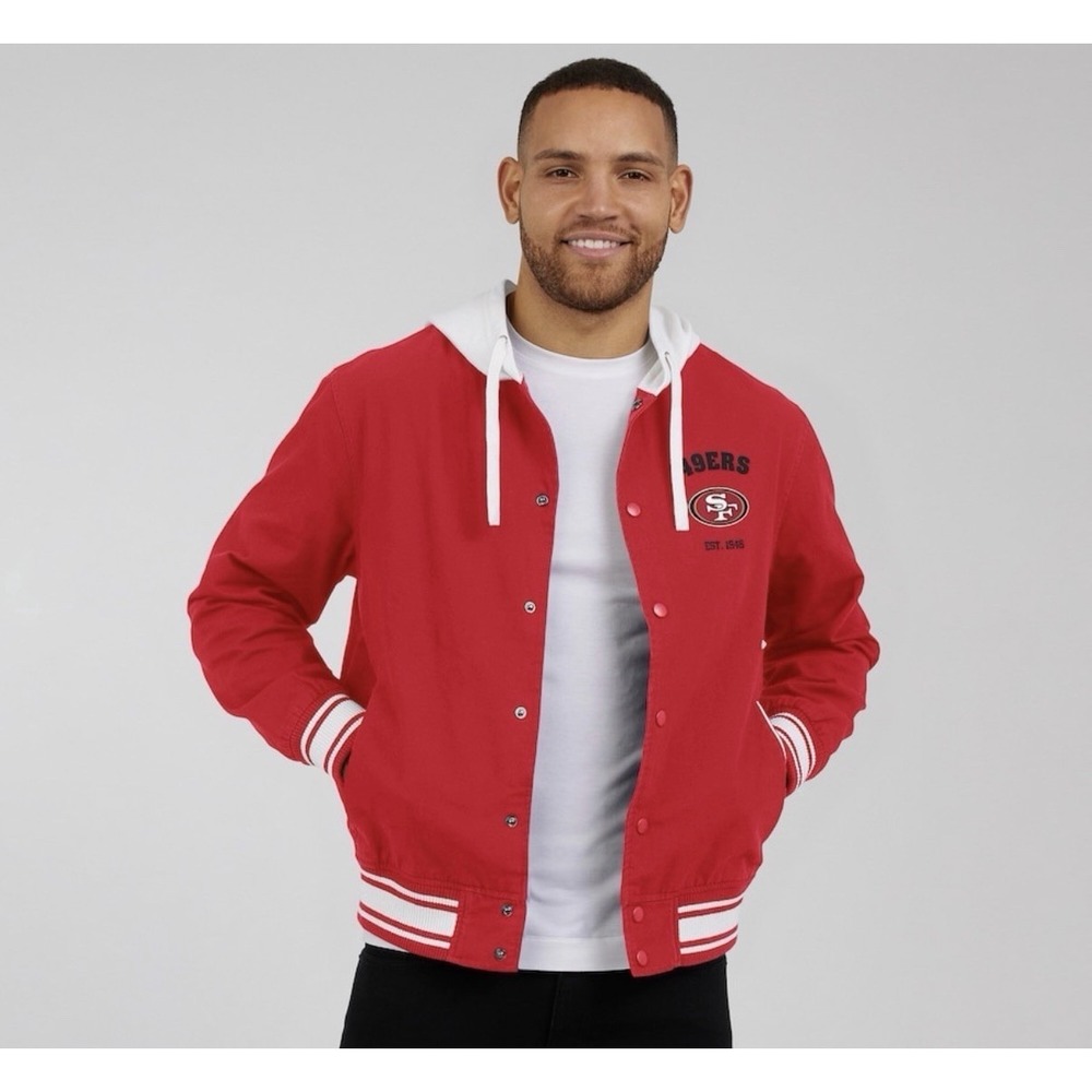 Darius Rucker Collection x Fanatics SF 49ers Full-Snap Hoodie Jacket – Size XL - Picture 10 of 11